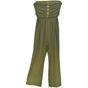 J For Justify Olive Green tube Romper/Jumpsuit